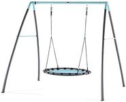 Plum Premium Metal Nest Swing Set with Mist Spray Feature