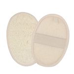 Natural Loofah Sponge Exfoliating Body Scrubber,Exfoliating Loofah Sponge,2 Pcs Natural Loofah Shower,Shower Body Exfoliator Scrubbing Pads,Loofah Back Brush, for Women and Men,Shower