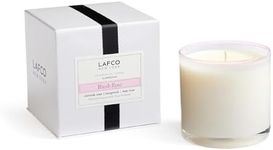 LAFCO New York Signature Candle, Blush Rose - 15.5 oz - 90-Hour Burn Time - Reusable, Hand Blown Glass Vessel - Made in The USA