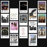 Funk You Store Pink Floyd Poster | Pink Floyd Band Songs Mini Poster Kit (Set of 15) | Pink Floyd Band's Songs Polaroids (8 x 6 cm) Posters for Phone Accessories, Bedroom, Office, room decoration