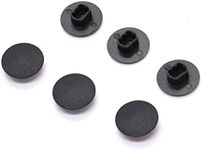 HUELE 6 Pack Black Analog Joystick Stick Cap Cover Button for Sony PSP 1000