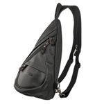 Crossbody Sling Bag Smell Odor Bag Shoulder Daypacks Backpack Travel Bag, Black, Sling Bag