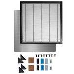 Tcatec Laser Honeycomb Working Table 500x500x22mm Honeycomb Working Table for Most Laser Engraver, Engraving Area 450x450mm, with an Aluminum Panel