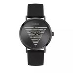 GUESS Silicone Analog Black Dial Men Watch-Gw0503G3, Black Band