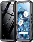 Justcool for Google Pixel 8 Pro Case Waterproof,Built-in【Screen & Camera Lens Protector】【IP68 Underwater】 Full Body Heavy Duty Protection【12FT Military Shockproof】 Case for Pixel 8 Pro 6.7”,Black