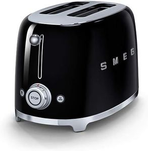 Smeg 2-Slice Toaster – Black Retro Design