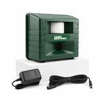 Aspectek Yard Sentinel, Outdoor Electronic Pest Animal Ultrasonic Repeller, Animal Control, Pest Control, Cat Repellent, Dog Repellent, Deer Repellent, Mice Repellent, Bird Repellent Army-Green