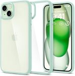 Spigen Ultra Hybrid Designed for iPhone 15 Case (2023) [Anti-Yellowing], [Military-Grade Protection] - Apple Green