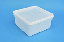 AC ACME Food Safe 2 Litre Square Ice Cream Container Tub with lids/Plastic Food Storage Container with Lids (10)