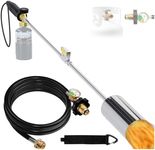 Weed Torch Propane Burner with High Output 1,200,000 BTU, Propane Torch Weed Burner with Igniter, Removable 36'' Long Arm, Weed Torch for Outdoor Weeding