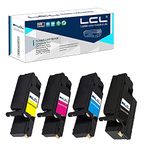 LCL Remanufactured for Xerox Phaser 6020 106R02759 106R02756 106R02757 106R02758 (4-Pack,Black,Cyan,Magenta,Yellow) Toner Cartridge for Xerox Phaser 6020 6022 WorkCentre 6025 6027 Series Printers