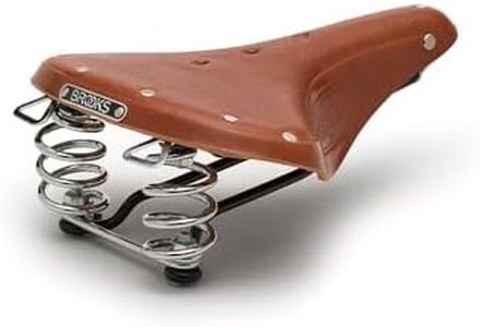 Brooks England B427DSA07203 B67 S Bicycle Saddle, Women's, Honey-Chrome Springs