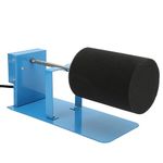 Wakects Cup Turner, Aluminum Alloy Cup Spinner Machine Kit, Tumbler Spinner Cup Holder Rotator Blue DIY Eggshell Cup Sponge Cup Turner for Most Cups and Mugs 10.8 x 4.7 x 4.7in (UK Plug