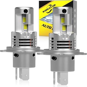KIMLATAR H4 Fog Bulbs Super Bright 30000LM 900% Xenon White H4 9003 Fog Bulbs Pack of 2