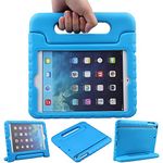 LEFON Kids iPad Mini Case ShockProof Convertible Handle Light Weight Super Protective Stand Cover Case For Apple iPad Mini 3rd Gen / Mini 2 / Mini 1 (Blue)