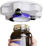 KITCHENDAO Under Cabinet Jar Opener for Weak Hands and Seniors with Arthritis, Easy Lid Opener with 3 Grippers, Bottle Opener Can Opener Under Counter, Gift for Father Mother Grandpa Grandma Wife