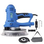 KROST Dry Wall Sander 1250W, Copper Armature, 1000-3600RPM, Variable Speed Control, Switch Lock Feature, 8 Hole vacuum and LED light, Self Priming Dust-Free 180mm Sander