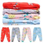 Gultum Premium Kids Baby Boy and Girl Unisex Woolen Winter Warm | Lower Track Pants| WoolenPajami/Pajama| Regular Fit| Feather Touch| Soft Fur Inside (Pack of 4) (12 to 18 Months, Multi Color- 1)