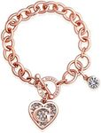 GUESS Rose Gold-Tone Round Link Cha