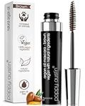 Poppy Austin - Vegan Mascara Brown Volume And Length Waterproof - Gentle, Hypoallergenic Volumising, Organic & Cruelty Free All Natural Organic Mascara For Sensitive Eyes (9 Grams, Brown)