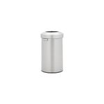 Rubbermaid Commercial Products Refine Decorative Container, 23 Gallon, Round Stainless Steel Trash Can