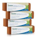 Himalaya Botanique Complete Care Whitening Toothpaste, Simply Peppermint, Natural, Fluoride-Free, SLS Free, Carrageenan Free & Gluten Free, Vegan, 150 g (5.29 oz), 4 Pack