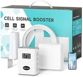 INVCALL Cell Phone Signal Booster for All Canadian Carriers on Band 5/66/4/12/17/7 | Up to 7,000 Sq Ft with 2 Indoor Antennas | Cell Booster Boosts 4G LTE 5G for Telus, Bell, Rogers | ISED Approved