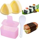 Onigiri Mold, 3 PCS Rice Ball Mold Musubi Mold, Musubi Maker Kit, Sushi Molds Rice Mold for Kids Bento Picnic Sushi DIY