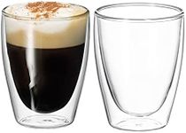 Avanti Café Double Wall Borosilicate Glass Set of 2, 250 ml