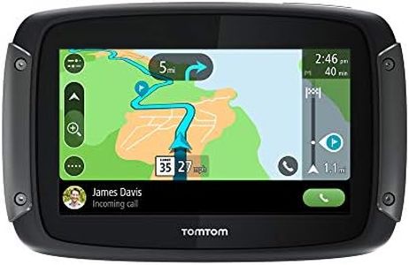 TomTom Rider 550 Motorcycle GPS Navigation Device, 4.3 Inch, with World Maps, Motorcycle Specific Winding and Hilly Roads, Updates via WiFi, Traffic and Speed Cams, Compatible with Siri and Google Now