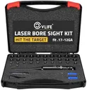 CVLIFE Professional Laser Bore Sight Kit with 32 Adapters fit 0.17 to 12GA Calibers, Bright Green Laser Bore Sighter with Button Switch, Powerful Support for Hunting