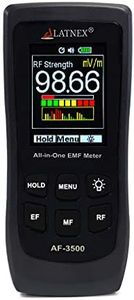 LATNEX AF-3500 EMF Meter RF Detector and Reader with Calibration Certificate - Measures RF and Microwaves, 3-Axis Gauss Magnetic Fields and Electrical Fields ELF