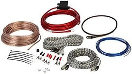 Scosche Install Centric ICAK104 True 10 Gauge Hybrid OFC High Current Amp/Subwoofer Wiring Kit | Complete 4-CH Car Amplifier Install Kit Twisted Pair Audio Cables, Speaker Wire, In-Line Fuse Holder