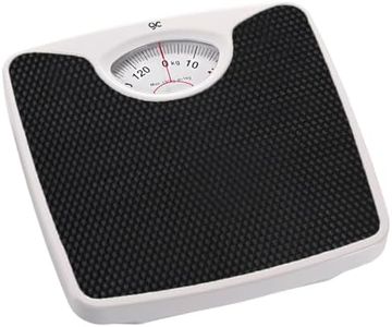 GVC 130Kg Iron Analog Weight Machine | Iron Analogue Weighing Scale | Full Metal Body With Anti-Skid Mat | Capacity: 130Kg, Black