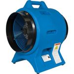 SCHAEFER VAF3000A Americ Confined Space Ventilator, Blade Material: Polypropylene, 1 Hp, 115V, 50/60 Hz, 12" Diameter