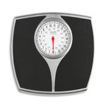Salter 148 BKSVDR Speedo Dial Bathroom Scale - Mechanical Weighing Scales For Body Weight, Easy Read Dial & Rotating Pointer, Instant Readings, Large Foot Platform, Weighs Up To 136 kg/ 21 st