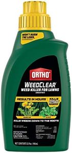 Ortho WeedClear Weed Killer for Lawns Concentrate: Treats up to 16,000 sq. ft., Won't Harm Grass (When Used as Directed), Kills Dandelion & Clover, 32 oz.