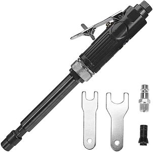 Baisiky 11" Extra Long Extension 1/4“ Straight Air Die Grinder, High Speed Extended Long Shaft Air Die Grinder Tool