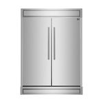 Maderno 60" 2-Piece Convertible Refrigerator/Freezer Built-In with Decorative Grill Trim, 27.2 cu.ft.