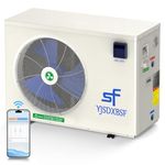 10,000 Gallons Electric Pool Heater for Above Ground and Inground Pool,40,000 BTU Swimming Pool Heat Pump, WiFi Capable Timer, Heating and Cooling, Swimming Pool heaterr 220v-240v