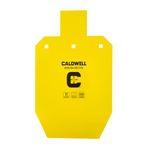 Caldwell High Caliber AR500 Steel, 66% IPSC Steel Target, 3/8 Inch Thickness, Rifle Rated for Precision Practice, Yellow, One Size, 1116702