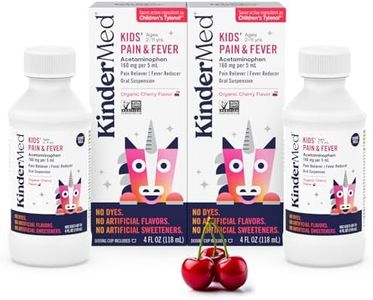 KinderMed Kids' Pain & Fever, Organic Cherry, 4 FL OZ, 2 Pack