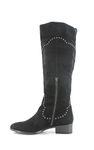 Frye Womens Ray Grommet Suede Almond Toe Knee High Fashion, Black, Size 5.5 US/3.5 UK US