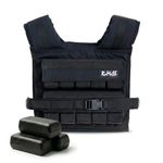 RAMASS Fitness Weighted Vest 20kg – Removable 1kg Iron Weights – Adjustable Strength Training Vest for Calisthenics, Running & Home Gym Workouts (Men & Women)