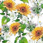 Sunflower Peel and Stick Wallpaper 