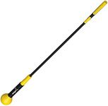 Balight Golf Swing Trainer Aid and Correction for Strength Grip Tempo & Flexibility Training Suit for Indoor Practice Chipping Hitting Golf Accessories (48 Inches, Yellow)