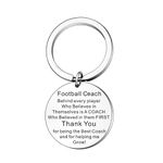 FMCC Football Coach Gifts for Men Thank You Coach Gifts Keyring Behind Every Player Who Believes In Themselves Is A Coach Who Believed in Them First