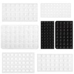 304pcs Bump Dots for Visually Impaired, Assorted Styles Blind Reading Aid Raised Tactile Bump Dot Braille Stickers Best Gift for Low Vision Elderly