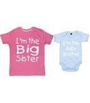 Edward Sinclair | | I'm The Big sister T-shirt & I'm The baby brother bodysuit | Matching set for kids