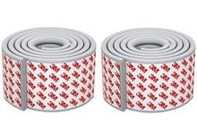 NAIDEV 6.5ft Children Table Guard Protector Strip Baby Safety Furniture Edge Corner Crash Foam Bumper Bar Collision Coffee (Grey-2)